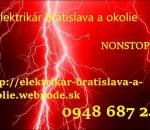 Elektrikár Bratislava a okolie-NONSTOP